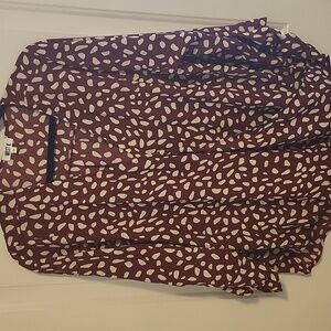 Elegant Maroon Patterned Blouse by West